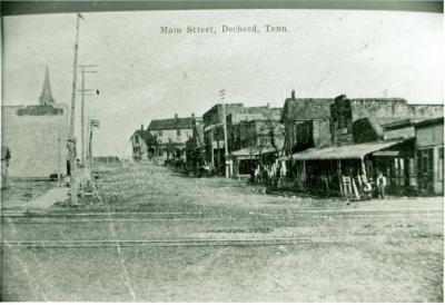 Main Street Decherd taken before 1910